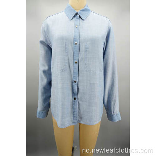 Lange ermer Ladies Jeans Shirt